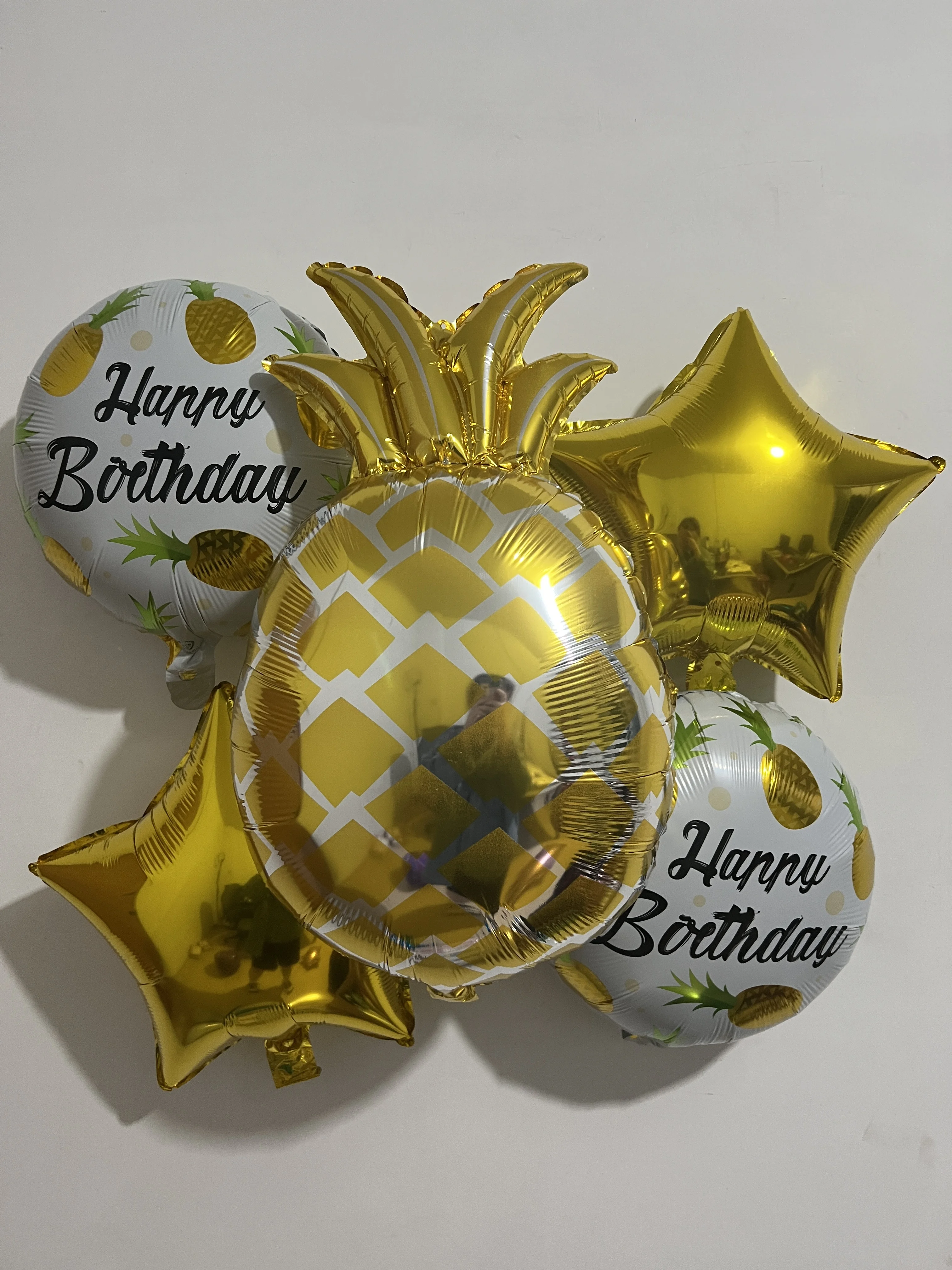 2023 New Yellow Pineapple Modeling Aluminum Film Balloon Children's Birthday Scene Layout
2023 New Yellow Pineapple Modeling Aluminum Film Balloon Children's Birthday Scene Layout