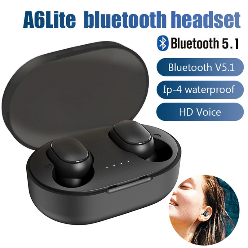 A6 Lite Ture Wireless Headphone New Fone Bluetooth Earphone Sound No Delay Wireless Earphone Game IPX4 for All Smart Phone 
A6 Lite Ture Wireless Headphone New Fone Bluetooth Earphone Sound No Delay Wireless Earphone Game IPX4 for All Smart Phone