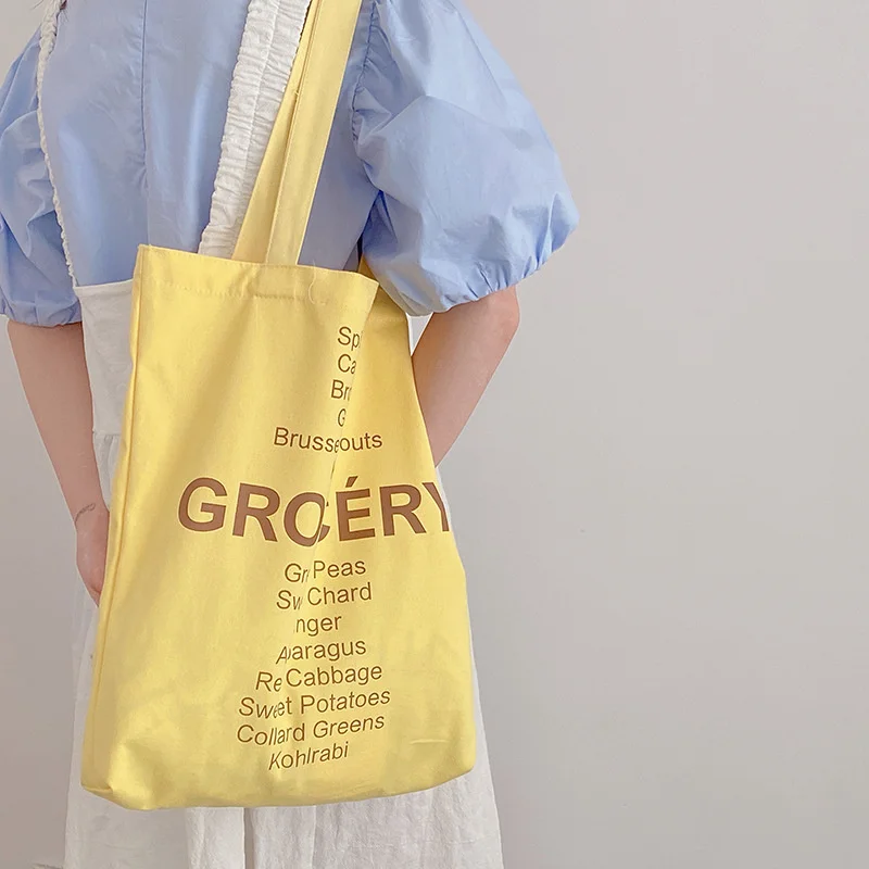 Women Shopping Bag Grocery List Design Ladies Cute Colors Shoulder Bag Eco Canvas Handbag Reusable Cotton Cloth Fabric Tote
Women Shopping Bag Grocery List Design Ladies Cute Colors Shoulder Bag Eco Canvas Handbag Reusable Cotton Cloth Fabric Tote
