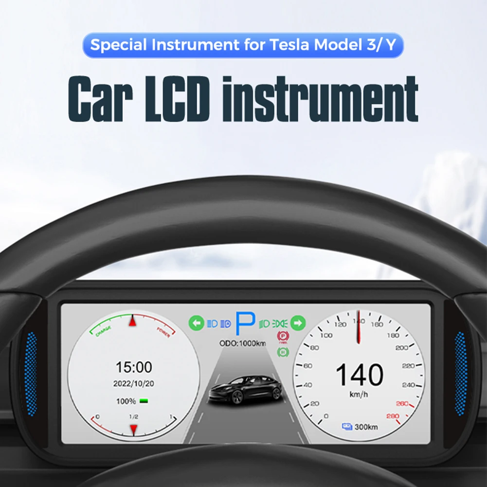 Car Meter LCD Dashboard Multimedia Display Screen For Tesla Model 3/Y 6.8in IPS High Definition Screen Intelligent LCD Display
Car Meter LCD Dashboard Multimedia Display Screen For Tesla Model 3/Y 6.8in IPS High Definition Screen Intelligent LCD Display