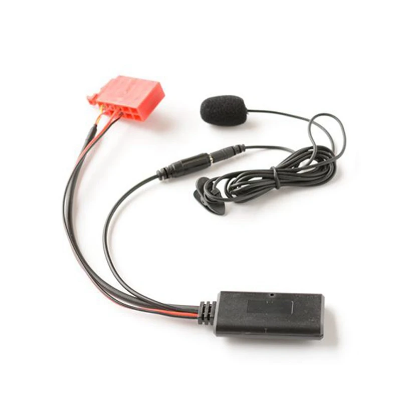 

Автомобильный AUX Bluetooth 5,0 аудио кабель адаптер + микрофон для Benz специальный Abaecker BE2210 BE1650