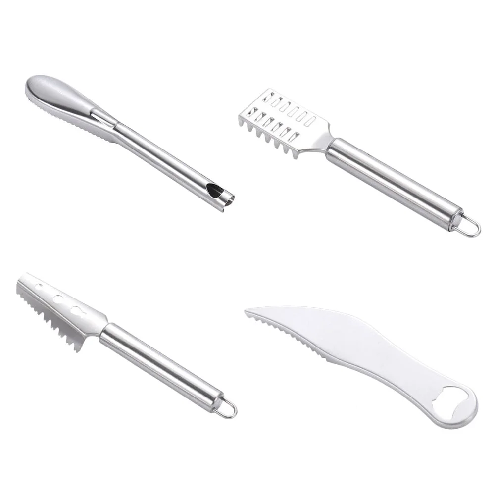 4 Pcs Brush Cleaner Fish Scraper Skinne Peeler Tool Cucumber Handheld Grater Graters Scale Machine Planer
4 Pcs Brush Cleaner Fish Scraper Skinne Peeler Tool Cucumber Handheld Grater Graters Scale Machine Planer