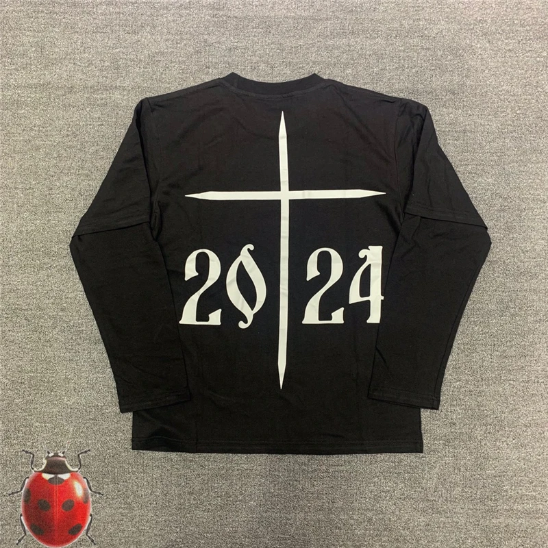 Long Sleeve 2024 Kanye West Chicago T shirt Men Women Best Quality Splic Sleeve High Street T-Shirt
Long Sleeve 2024 Kanye West Chicago T shirt Men Women Best Quality Splic Sleeve High Street T-Shirt