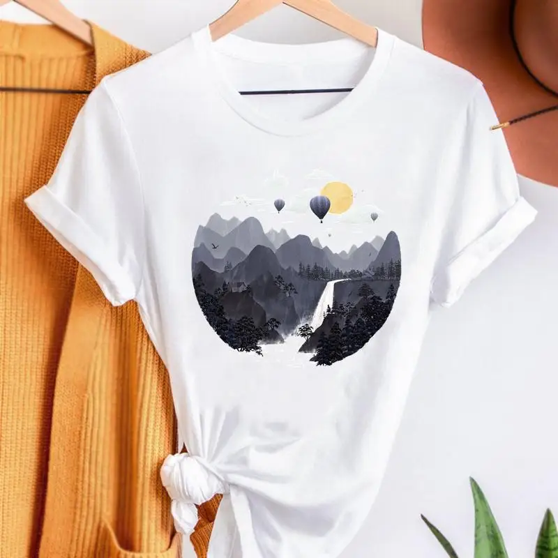 Women Print T Shirt Summer Hot Balloon Travel Vacation T-shirts Female Graphic Top Short Sleeve O-neck Fashion Tee T-Shirt
Women Print T Shirt Summer Hot Balloon Travel Vacation T-shirts Female Graphic Top Short Sleeve O-neck Fashion Tee T-Shirt