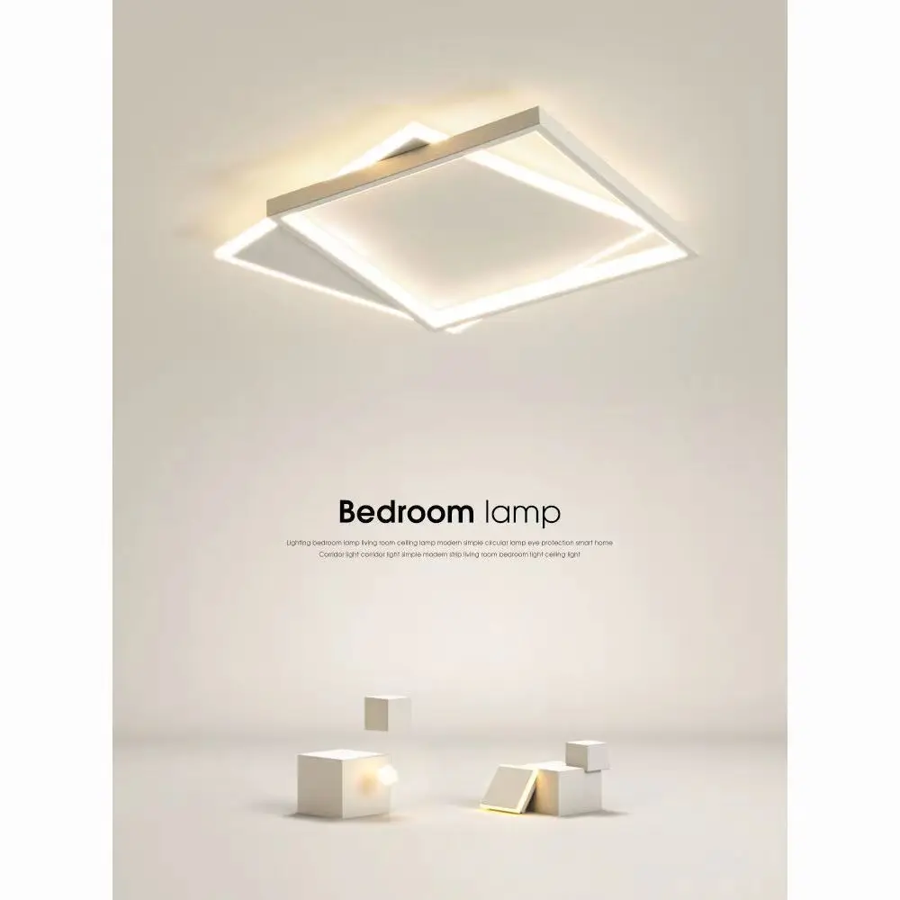 Square ceiling lamp geometry led modern simple style square study bedroom ceiling lamp
Square ceiling lamp geometry led modern simple style square study bedroom ceiling lamp