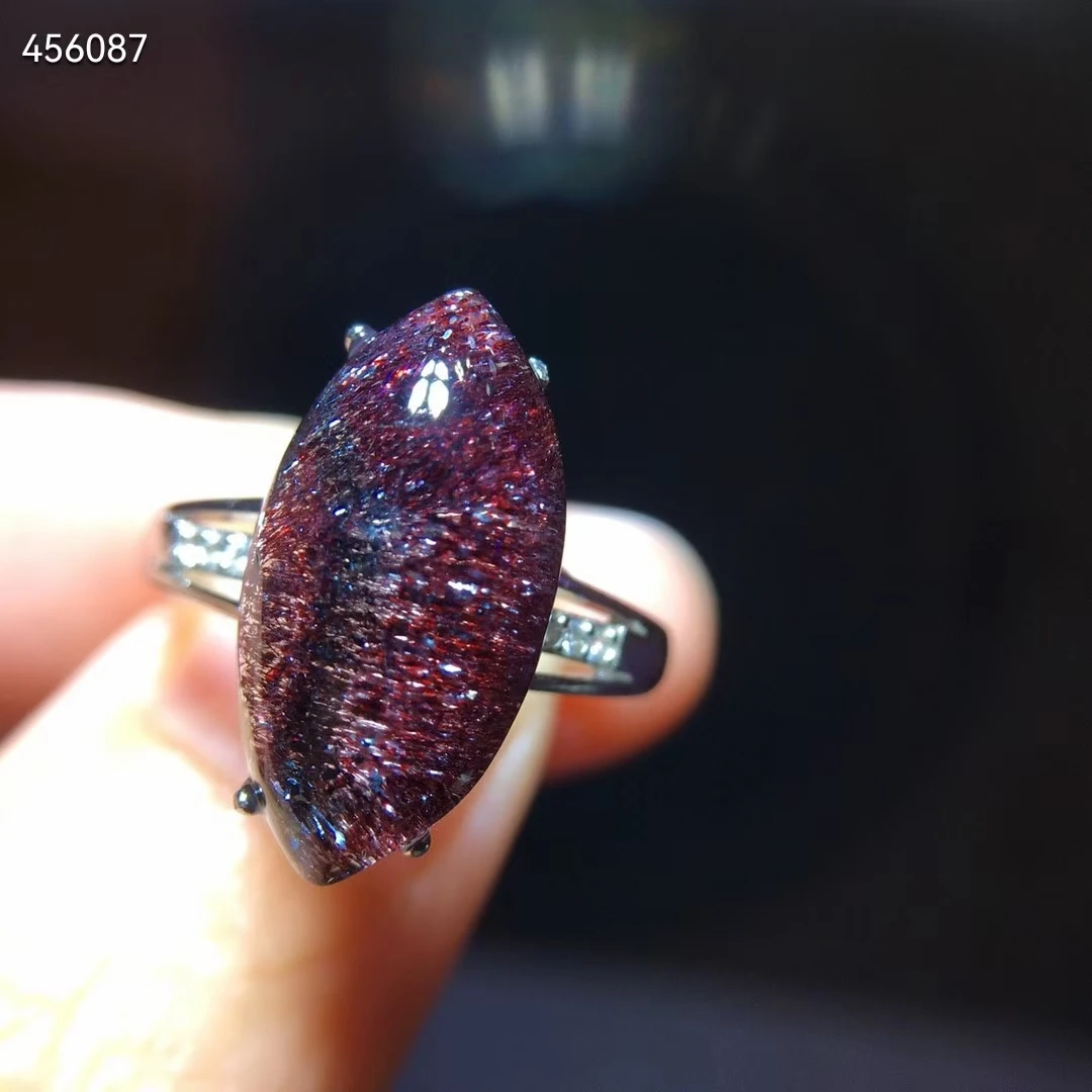 Natural Black Super 7 Seven Lepidocrocite Adjustable Ring Rutilated 18.1/9.3m Red Super 7 Ring 925 Sterling Silver Rings AAAA
Natural Black Super 7 Seven Lepidocrocite Adjustable Ring Rutilated 18.1/9.3m Red Super 7 Ring 925 Sterling Silver Rings AAAA