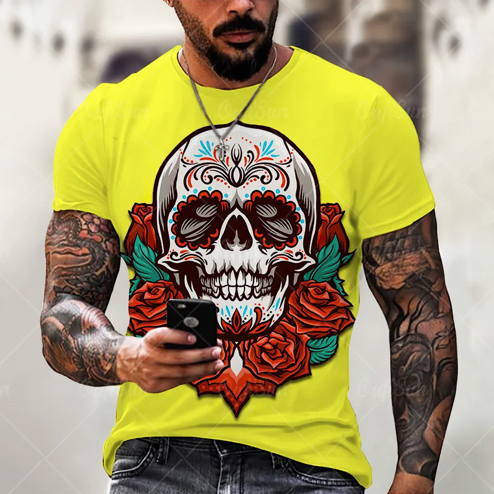 Skull 3D Print T Shirt Men 2022 Summer Street Casual Short Sleeve O Neck Tees Fashion Hip Hop Unisex Oversize Clothes XXS-6XL
Skull 3D Print T Shirt Men 2022 Summer Street Casual Short Sleeve O Neck Tees Fashion Hip Hop Unisex Oversize Clothes XXS-6XL