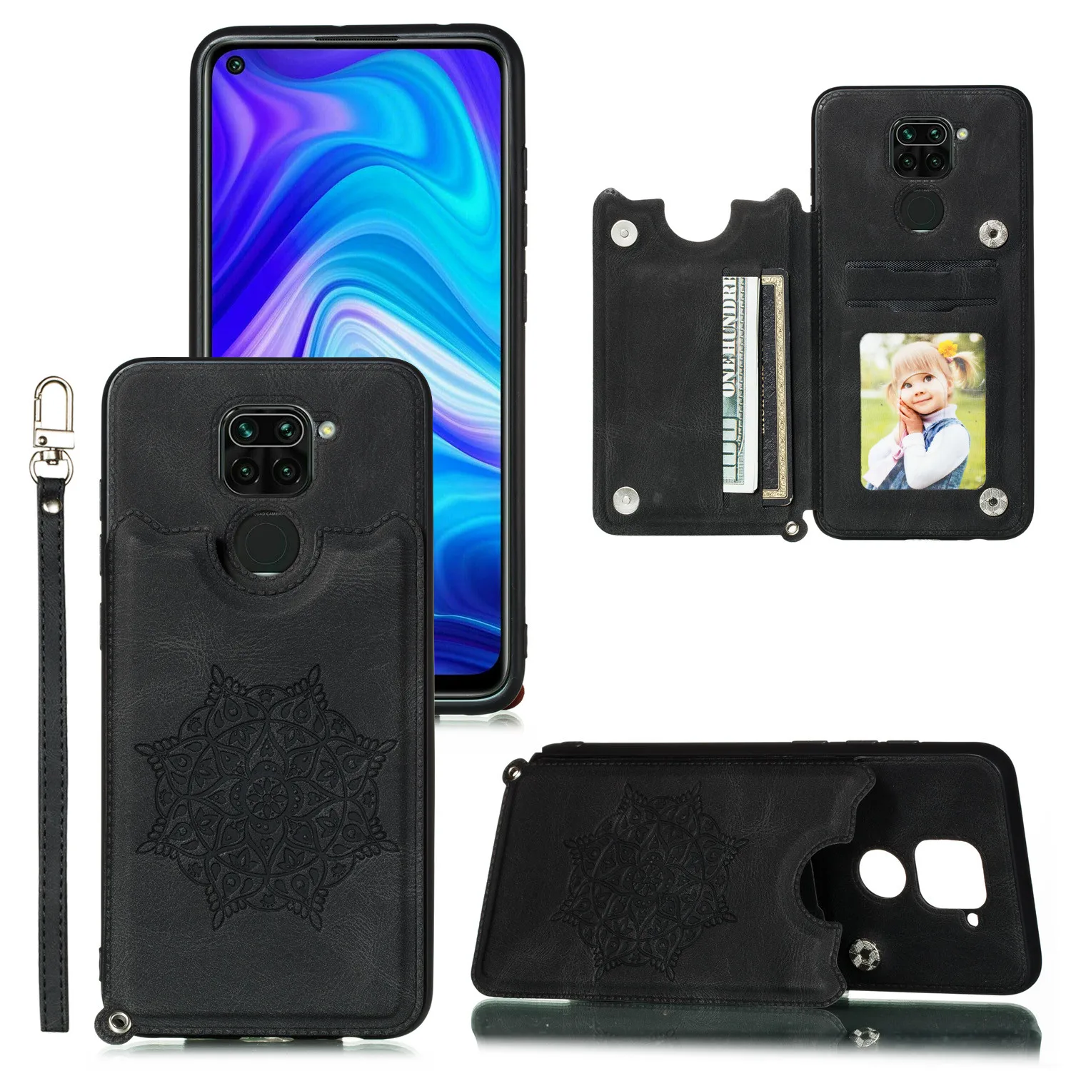 Mandala Luxury Leather Flip Case For Redmi note9 note9pro max Card Slots Flip Cover For redmi 9T 10X 4G poco M3 Wallet Cover Bag
Mandala Luxury Leather Flip Case For Redmi note9 note9pro max Card Slots Flip Cover For redmi 9T 10X 4G poco M3 Wallet Cover Bag