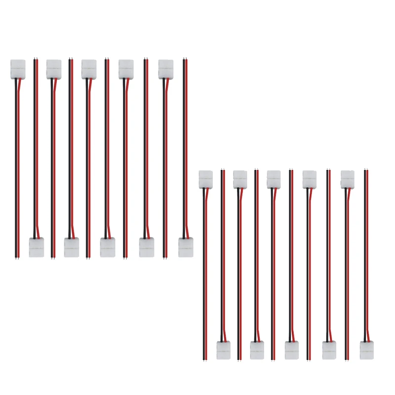 50Pcs LED Tape Connector 2Pin LED Strip Accessories Connectors For 2835 3528 5050 5730 5630 SMD LED Strip
50Pcs LED Tape Connector 2Pin LED Strip Accessories Connectors For 2835 3528 5050 5730 5630 SMD LED Strip