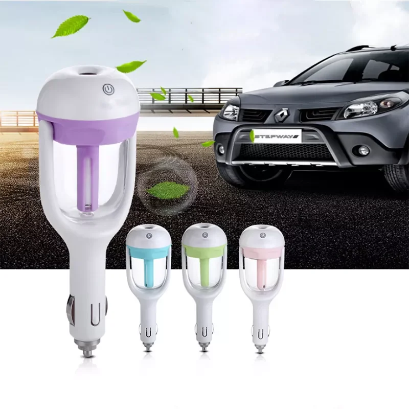 New Mini 12V Car Steam Humidifier Air Purifier Aroma Diffuser Essential oil diffuser Car humidifier many Colors 
New Mini 12V Car Steam Humidifier Air Purifier Aroma Diffuser Essential oil diffuser Car humidifier many Colors