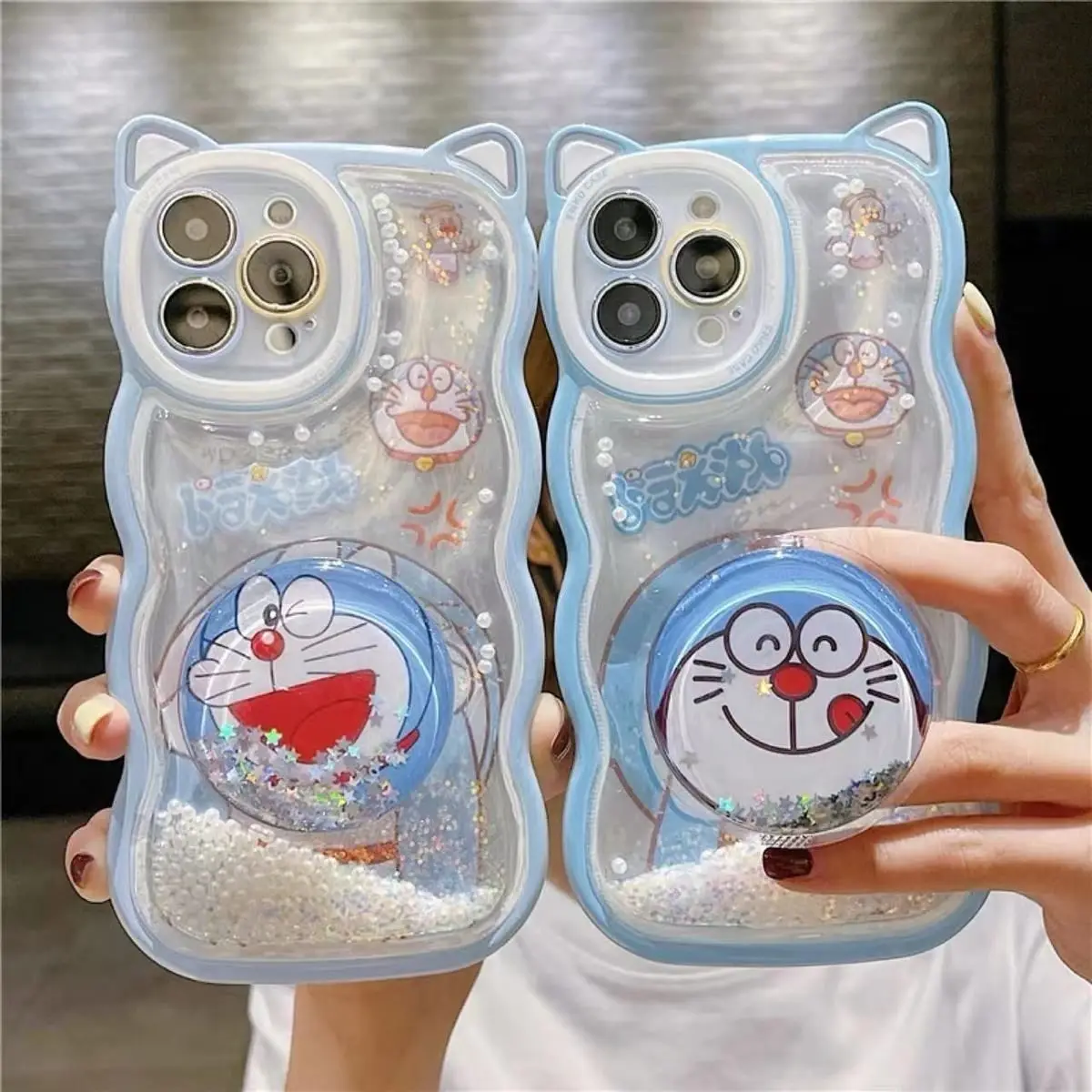Lovely Doraemon with Bracket Phone Cases For iPhone 13 12 11 Pro Max XR XS X Back Quicksand Lanyard Bracelet Protect Cover
Lovely Doraemon with Bracket Phone Cases For iPhone 13 12 11 Pro Max XR XS X Back Quicksand Lanyard Bracelet Protect Cover