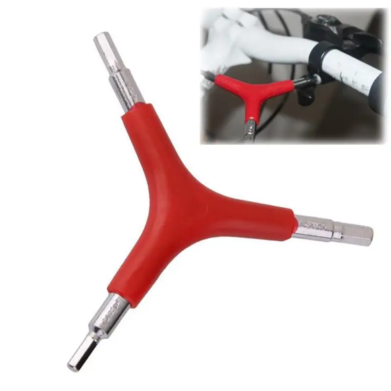 3 Way Bicycle Y-Shaped Hex Key Wrench Spanner Bicycle Repair Tool Cycling Road MTB Mountain Bike Repair Tool 4/5/6mm
3 Way Bicycle Y-Shaped Hex Key Wrench Spanner Bicycle Repair Tool Cycling Road MTB Mountain Bike Repair Tool 4/5/6mm