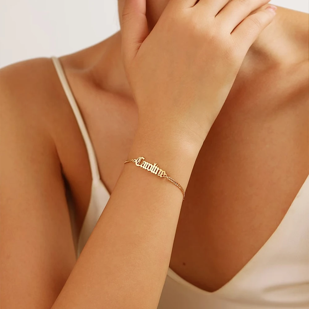 Personalized OL Style Women's Adjustable Bracelet Lobster Button Arab Name Aesthetic Jewelry Gift Aimee Women's Jewelry
Personalized OL Style Women's Adjustable Bracelet Lobster Button Arab Name Aesthetic Jewelry Gift Aimee Women's Jewelry