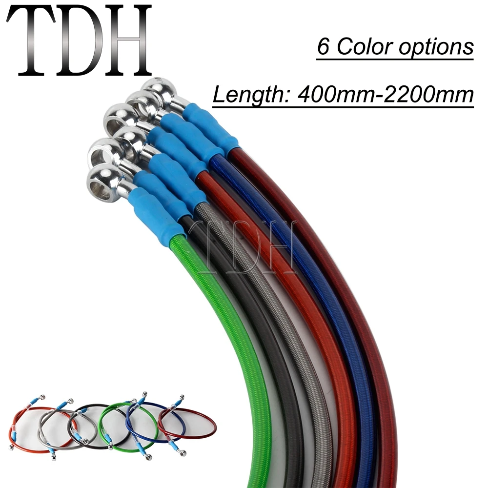 400cm-220cm Motorbike 6 Colors Braided Oil Hoses Line Tube Pipe Cables For Motorcycle Universal Racing Hydraulic Brake Hose Line
400cm-220cm Motorbike 6 Colors Braided Oil Hoses Line Tube Pipe Cables For Motorcycle Universal Racing Hydraulic Brake Hose Line