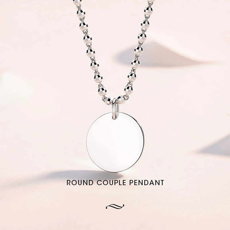 PT950 Platinum Round Tag Pendant 950 White Gold Pendant Lettering Customized Birthday Gift Engagement
PT950 Platinum Round Tag Pendant 950 White Gold Pendant Lettering Customized Birthday Gift Engagement