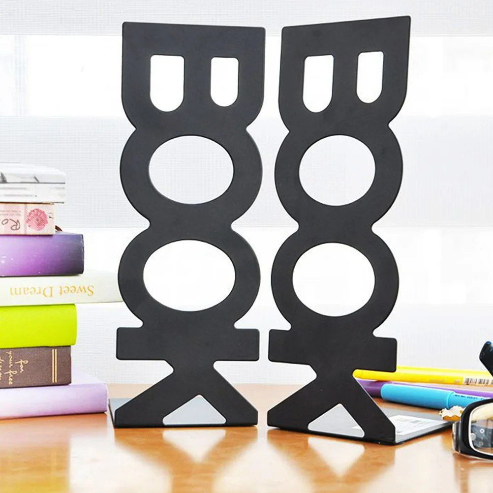 4 Pcs Book Holder Cute Bookends Black Trim Stand Stopper Shelves Metal Office Tabletop Bookshelf
4 Pcs Book Holder Cute Bookends Black Trim Stand Stopper Shelves Metal Office Tabletop Bookshelf
