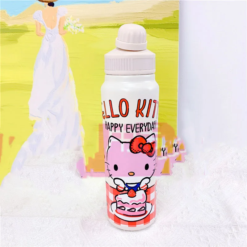 Cartoon Sanrio Sports Water Bottle Hello Kittys Accessories Cute Beauty Kawaii Anime Insulated Mug Straw Cup Toys for Girl Gift
Cartoon Sanrio Sports Water Bottle Hello Kittys Accessories Cute Beauty Kawaii Anime Insulated Mug Straw Cup Toys for Girl Gift