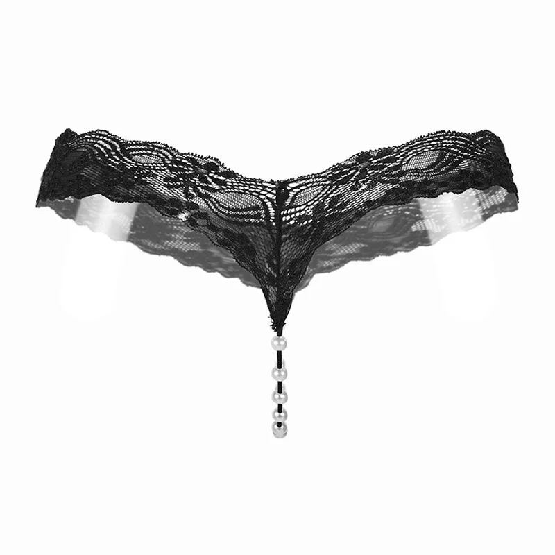 Solid Color Sexy Lace T-pants Pearl Massage Panties Ladies Transparent Seamless Sexy Thong New Simple Mini Fashion Personality
Solid Color Sexy Lace T-pants Pearl Massage Panties Ladies Transparent Seamless Sexy Thong New Simple Mini Fashion Personality