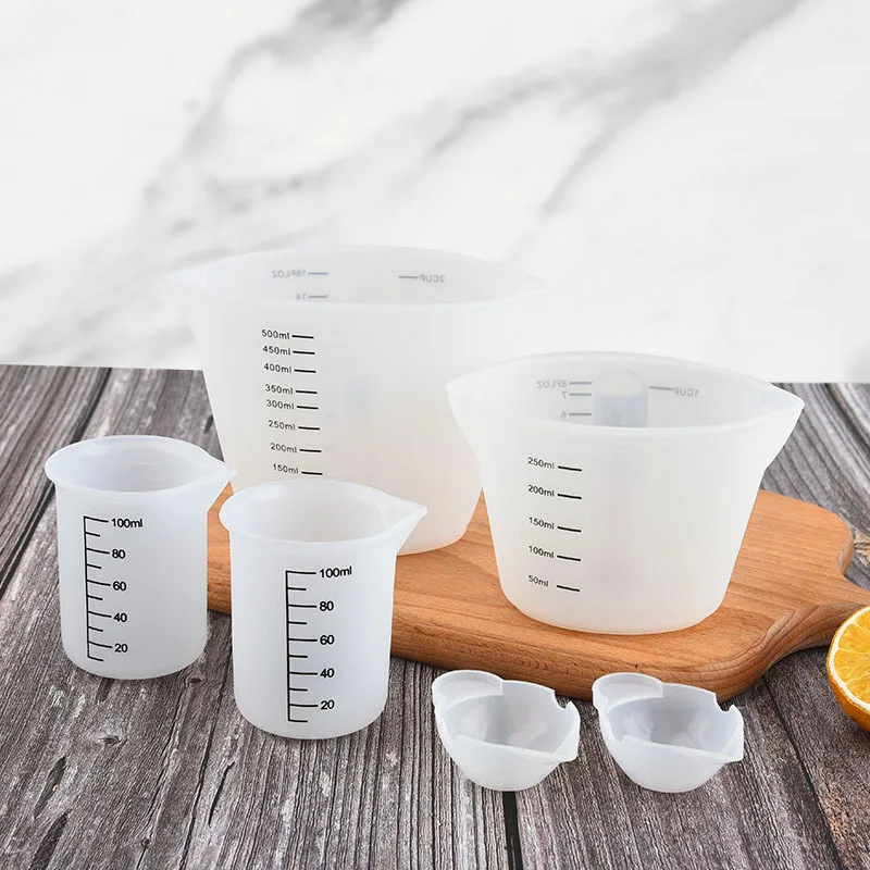 1/2/6Pcs Measuring Cup Set Silicone Measuring Cups with Scales for Milk Coffee Cake Baking Measuring Cup Epoxy Resin Tool Set
1/2/6Pcs Measuring Cup Set Silicone Measuring Cups with Scales for Milk Coffee Cake Baking Measuring Cup Epoxy Resin Tool Set