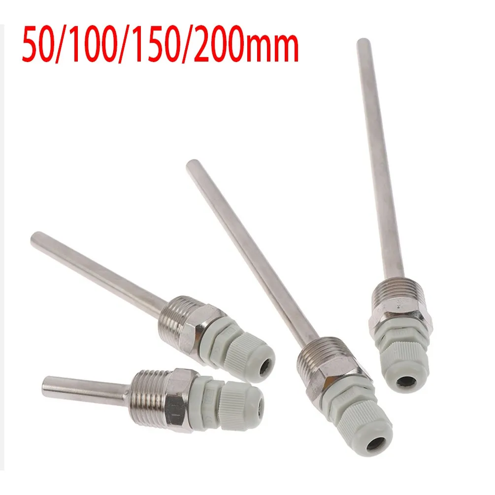 Датчики температуры 50-200 мм из нержавеющей стали Thermowell 1/2 NPT, подходит для диаметра 6 мм, внешний диаметр 8 мм для диаметра 6 мм
Датчики температуры 50-200 мм из нержавеющей стали Thermowell 1/2 NPT, подходит для диаметра 6 мм, внешний диаметр 8 мм для диаметра 6 мм