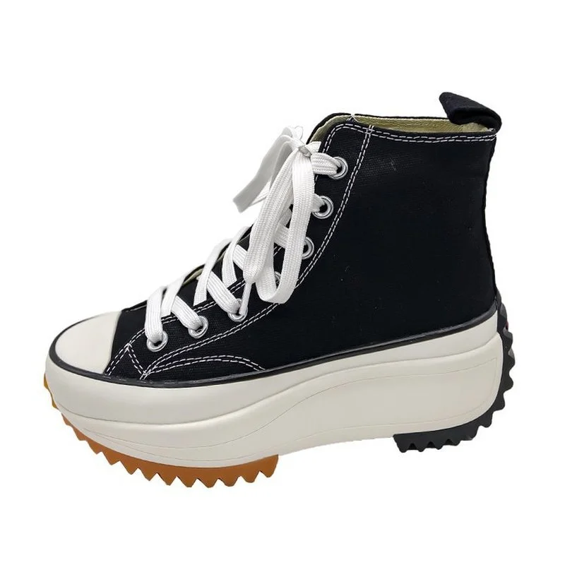 NEW Brand Design Women Platform Canvas Sneakers Lace-Up High Top Female Casual Shoes Fashion Breathable Womans Trainers
NEW Brand Design Women Platform Canvas Sneakers Lace-Up High Top Female Casual Shoes Fashion Breathable Womans Trainers