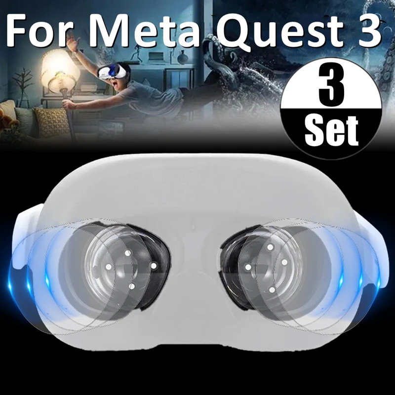 

Мягкая защитная пленка для объектива VR-камеры Meta Quest 3, Защитная пленка для объектива гарнитуры, защитная пленка против царапин, чехол для камеры Meta вопросы 3, Новинка