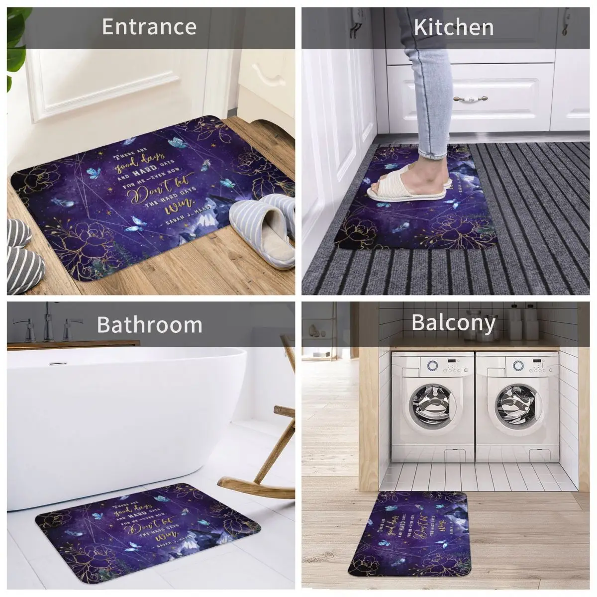 Bath Mat There Are Good Days Decor 3D Rug Carpet Doormat Anti-slip Entrance Living Room Home Kitchen Absorbent Bathroom Balcony
Bath Mat There Are Good Days Decor 3D Rug Carpet Doormat Anti-slip Entrance Living Room Home Kitchen Absorbent Bathroom Balcony