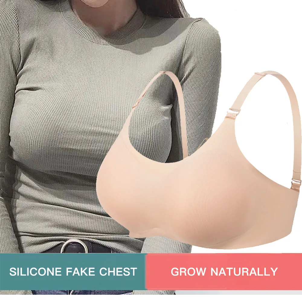 

Fake Boobs Bra Realistic Silicone False Breast Forms Tits Crossdresser Shemale Transgender Drag Queen Transvestite Mastectomy