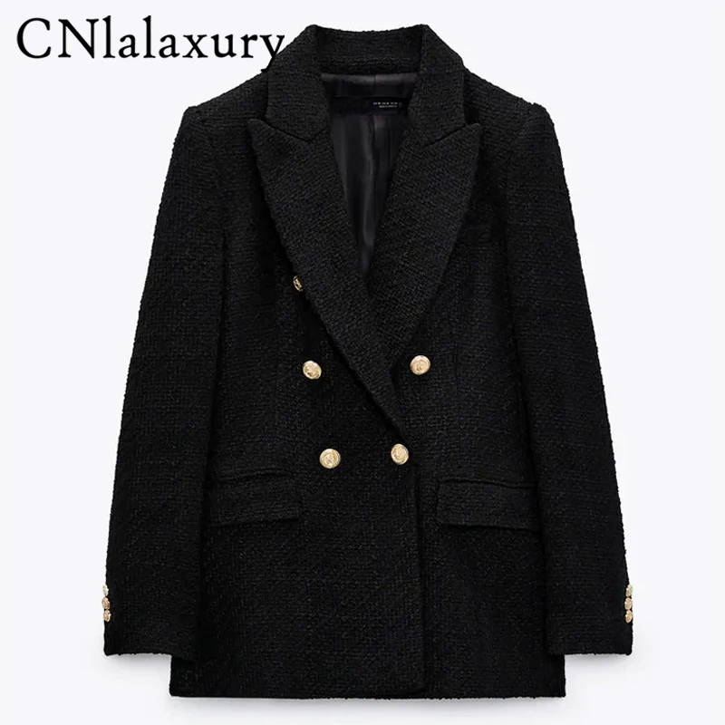 Женский блейзер CNlalaxuryTweed, мода 2022 года, металлическая двубортная куртка, пальто, винтажная женская верхняя одежда с длинным рукавом, шикарны...
Женский блейзер CNlalaxuryTweed, мода 2022 года, металлическая двубортная куртка, пальто, винтажная женская верхняя одежда с длинным рукавом, шикарны...