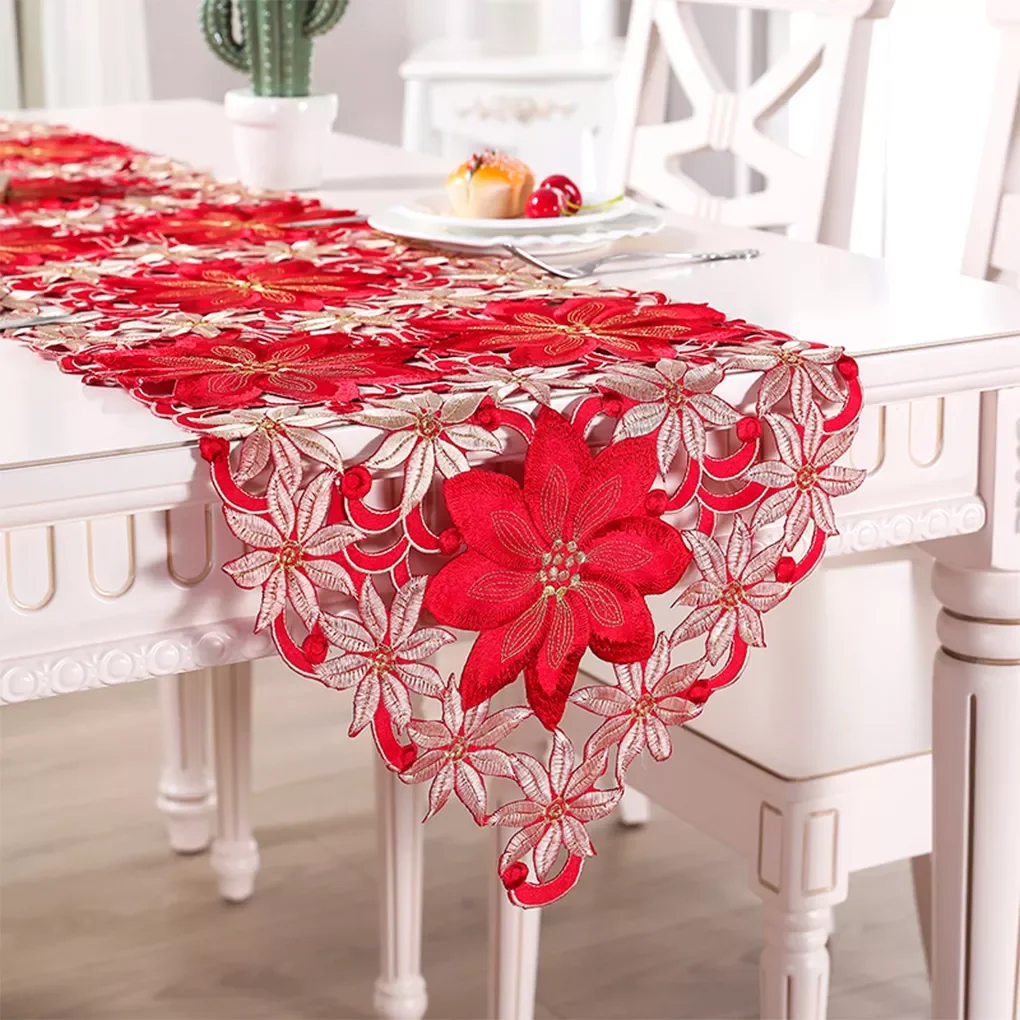 Christmas Table Runner Fashion Fabric Christmas Table Desktop Centerpiece Decoration Xmas Home Kitchen Party Decor
Christmas Table Runner Fashion Fabric Christmas Table Desktop Centerpiece Decoration Xmas Home Kitchen Party Decor