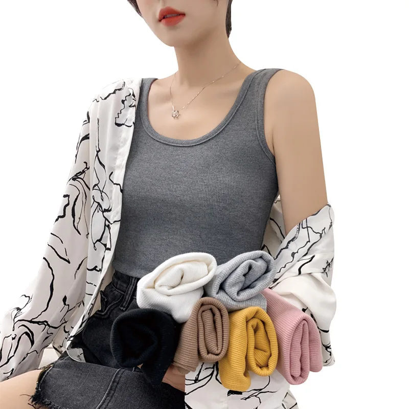 Tank Tops Sexy Crop Vest Solid Harajuku Korean Female Off Shoulder Knitted Khaki White Summer Women Tops
Tank Tops Sexy Crop Vest Solid Harajuku Korean Female Off Shoulder Knitted Khaki White Summer Women Tops