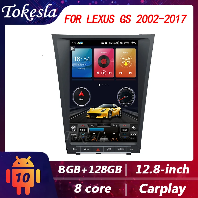 Tokesla For Lexus GS Android Car Radio Multimedia Dvd Player Tesla Touch Screen Stereo Receiver 2 Din Gps Navigation Carplay MP4
Tokesla For Lexus GS Android Car Radio Multimedia Dvd Player Tesla Touch Screen Stereo Receiver 2 Din Gps Navigation Carplay MP4
