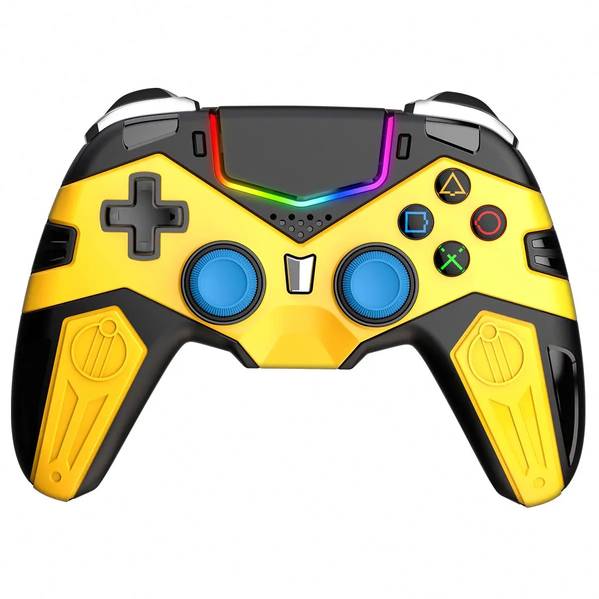 2022 Hot Selling Bumblebee Wireless Controller For P3/P4 console PC /Ios 13.0 Gamepad With LED Light
2022 Hot Selling Bumblebee Wireless Controller For P3/P4 console PC /Ios 13.0 Gamepad With LED Light