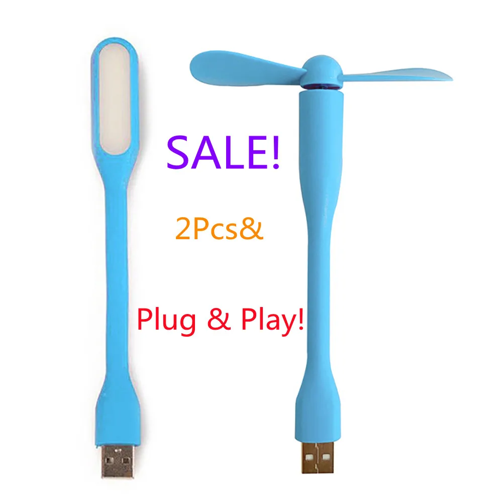 SALE! USB Fan Flexible Portable Mini Fan and USB LED Light Lamp For Power Bank & Notebook & Computer Summer Gadget Plug & Play
SALE! USB Fan Flexible Portable Mini Fan and USB LED Light Lamp For Power Bank & Notebook & Computer Summer Gadget Plug & Play