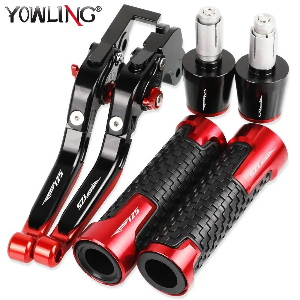 

RS 125 Motorcycle Brake Clutch Levers Handlebar Hand Grips ends For APRILIA RS125 1996 1997 1998 1999 2000 2001 2002-2005