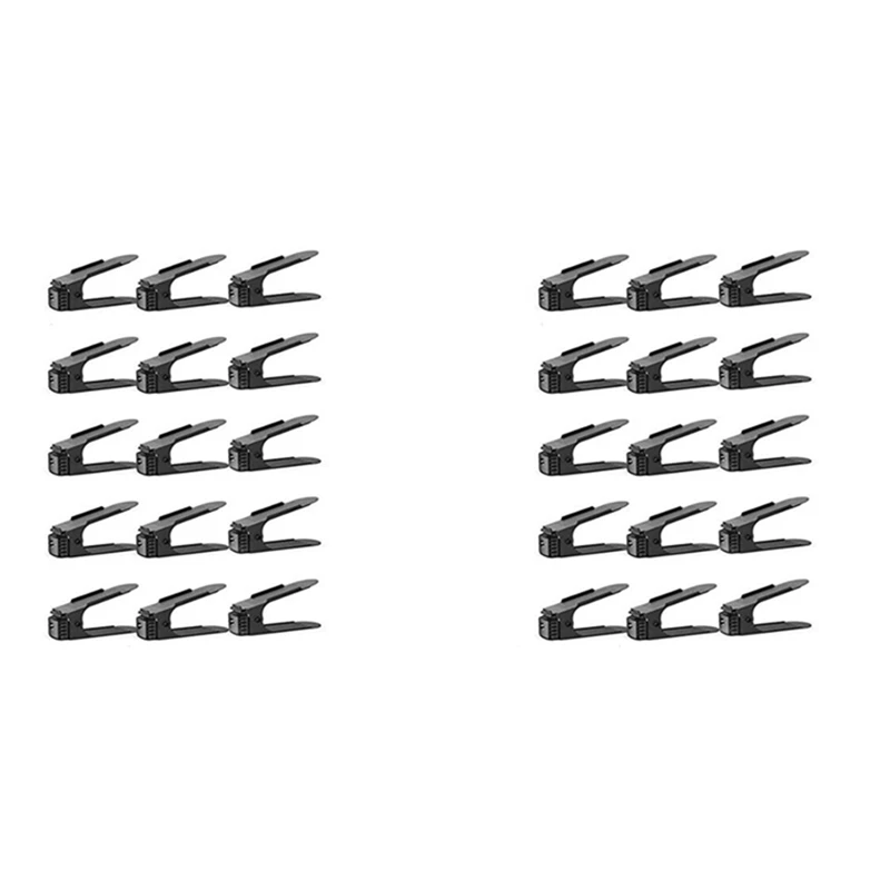 30Pcs Shoe Slots Organizer For Closet Adjustable Shoe Stacker Double Deck Shoe Rack Organizer Holder Storage Rack Holder
30Pcs Shoe Slots Organizer For Closet Adjustable Shoe Stacker Double Deck Shoe Rack Organizer Holder Storage Rack Holder