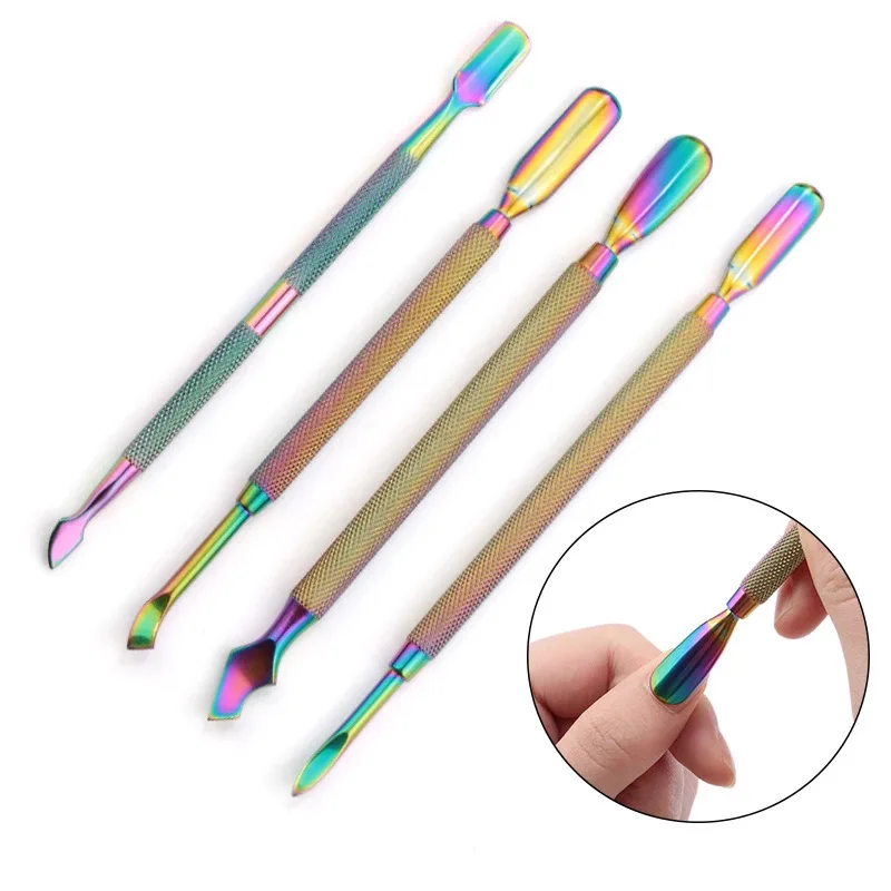 1pcs Double-ended Stainless Steel Cuticle Pusher Dead Skin Push Remover for Pedicure Manicure Nail Art Cleaner Care Tool
1pcs Double-ended Stainless Steel Cuticle Pusher Dead Skin Push Remover for Pedicure Manicure Nail Art Cleaner Care Tool
