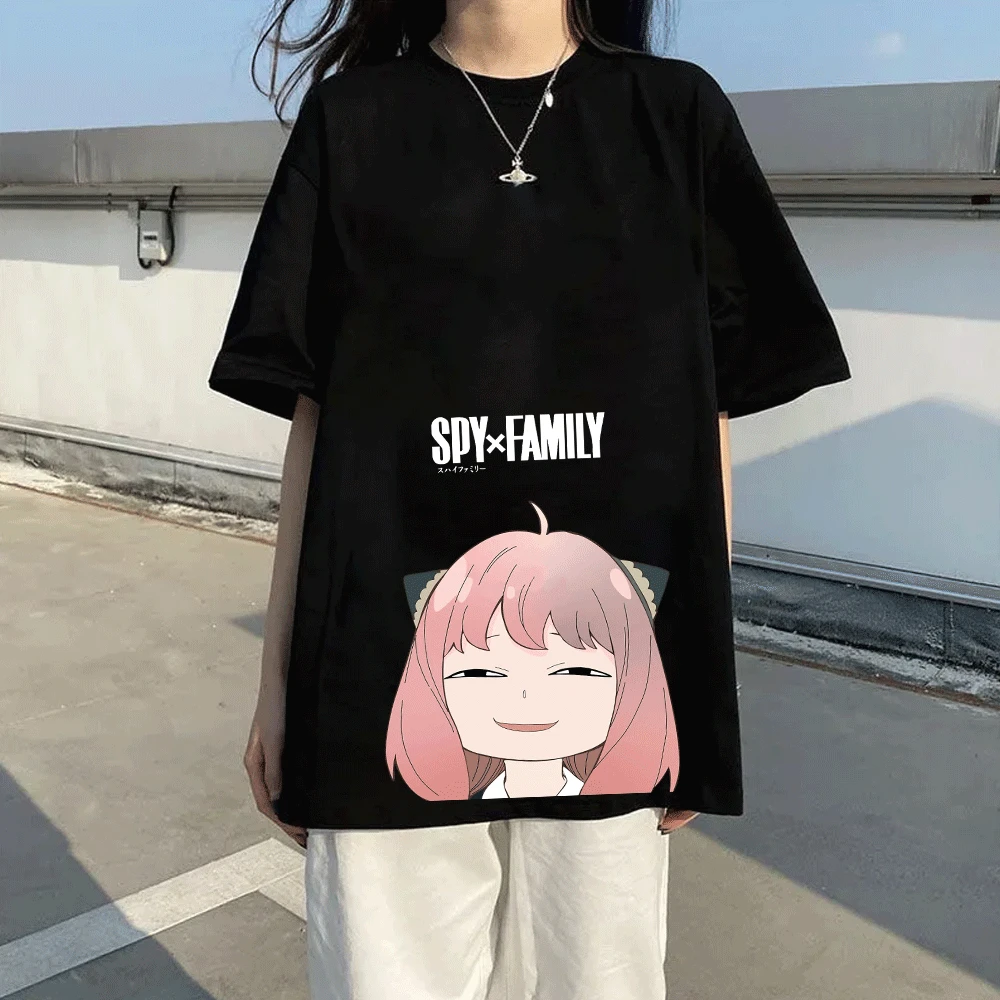 Spy X Family Anime T Shirt Anya Forger Print T Shirt Summer 100% Cotton T-Shirt Women Japanese Fashion Tshirts Tops Unisex Tees
Spy X Family Anime T Shirt Anya Forger Print T Shirt Summer 100% Cotton T-Shirt Women Japanese Fashion Tshirts Tops Unisex Tees