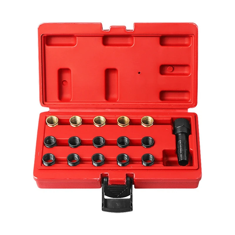 16Pcs/Set Practical Car Maintance Tap Brand New For Spark Plug Tool Auto Automobiles Rethreading Steel Vehicle Thread Repair Kit
16Pcs/Set Practical Car Maintance Tap Brand New For Spark Plug Tool Auto Automobiles Rethreading Steel Vehicle Thread Repair Kit