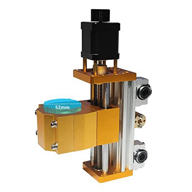 CNC Aluminum Z Axis Spindle Motor Mount,85Mm Stroke, 300-500W Spindle Holder, 52Mm Diameter For 3018 Pro/3018-Prover
CNC Aluminum Z Axis Spindle Motor Mount,85Mm Stroke, 300-500W Spindle Holder, 52Mm Diameter For 3018 Pro/3018-Prover