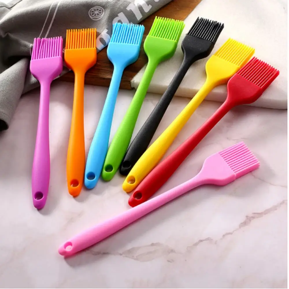 

Barbecue Silicone Oil Brush Grill Tool Pastry Cookie Kitchen Cook Brush with Handle Baking BBQ Tools for BBQ Kitchen Accessories