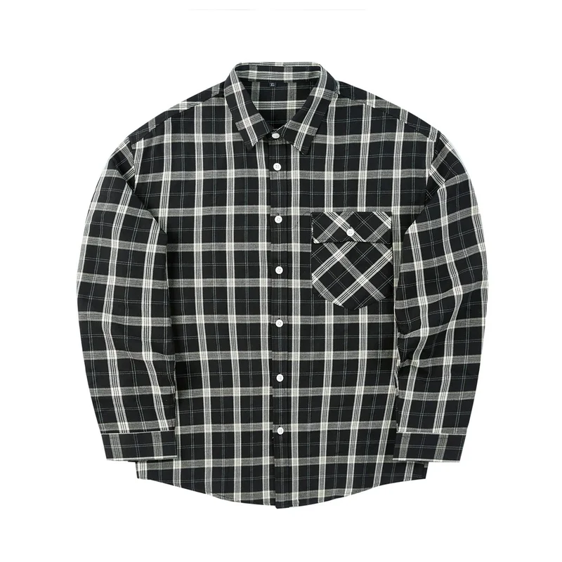 Men's Lapel Long-sleeved Plaid Shirt Men's 2022 Spring New Simple Loose Men's Shirt
Men's Lapel Long-sleeved Plaid Shirt Men's 2022 Spring New Simple Loose Men's Shirt