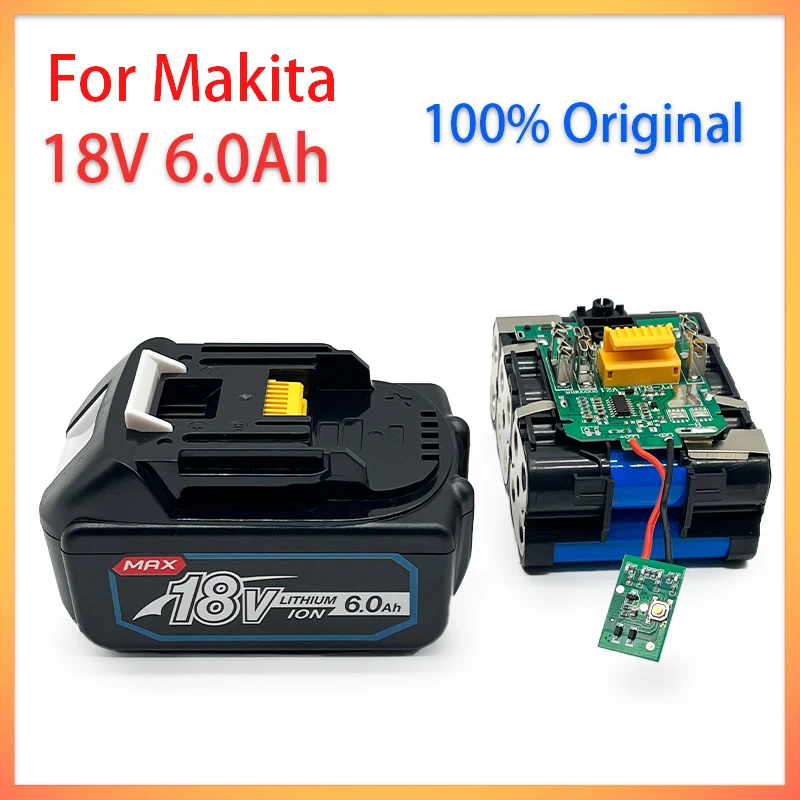 Для Makita, используемой для замены аккумулятора LXT BL1860B BL1860 BL1850, 18 в, 6,0 Ач
Для Makita, используемой для замены аккумулятора LXT BL1860B BL1860 BL1850, 18 в, 6,0 Ач