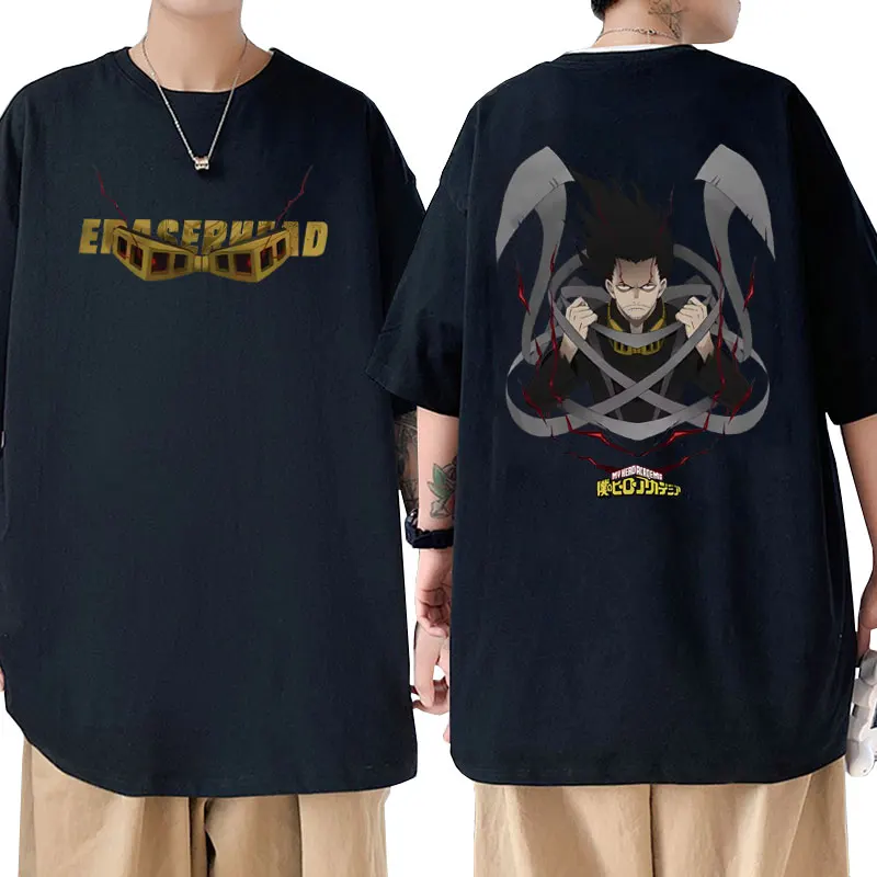 Japanese Anime My Hero Academia Eraser Head Graphic T Shirt Men Casual Oversized Short Sleeve Tees Unisex Aizawa Shouta T-shirts
Japanese Anime My Hero Academia Eraser Head Graphic T Shirt Men Casual Oversized Short Sleeve Tees Unisex Aizawa Shouta T-shirts