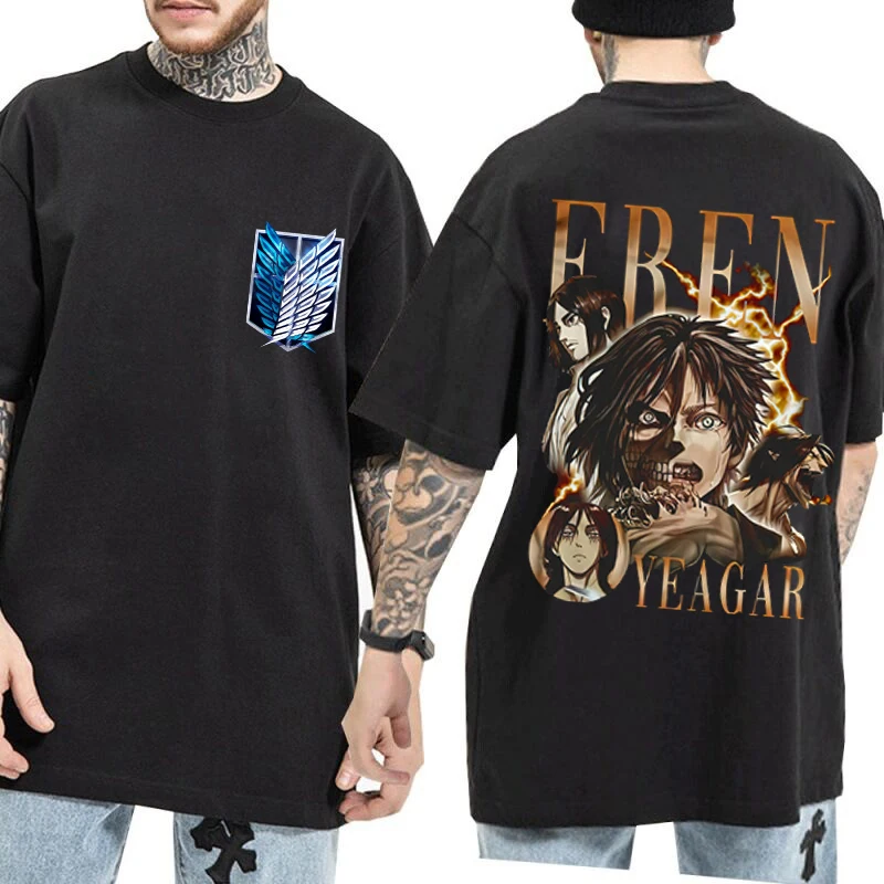 Unisex Eren Yeager Shingeki No Kyojin Shirt Attack on Titan Eren Jaeger Aot Anime Oversized T-shirts Shingeki No Kyojin Clothes
Unisex Eren Yeager Shingeki No Kyojin Shirt Attack on Titan Eren Jaeger Aot Anime Oversized T-shirts Shingeki No Kyojin Clothes