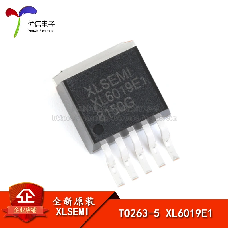 

Genuine XL6019E1 TO263-5 5A 60V 180khz boost DC power converter