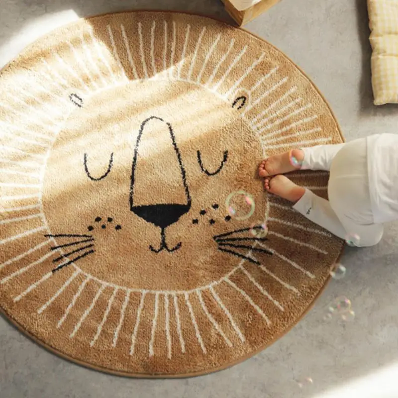 INS Nordic Children Carpet Baby Play Mat Round Cartoon Lion Baby Toys Kids Carpet Plush Rug Children's Mat Tapis D'eveil Rug
INS Nordic Children Carpet Baby Play Mat Round Cartoon Lion Baby Toys Kids Carpet Plush Rug Children's Mat Tapis D'eveil Rug