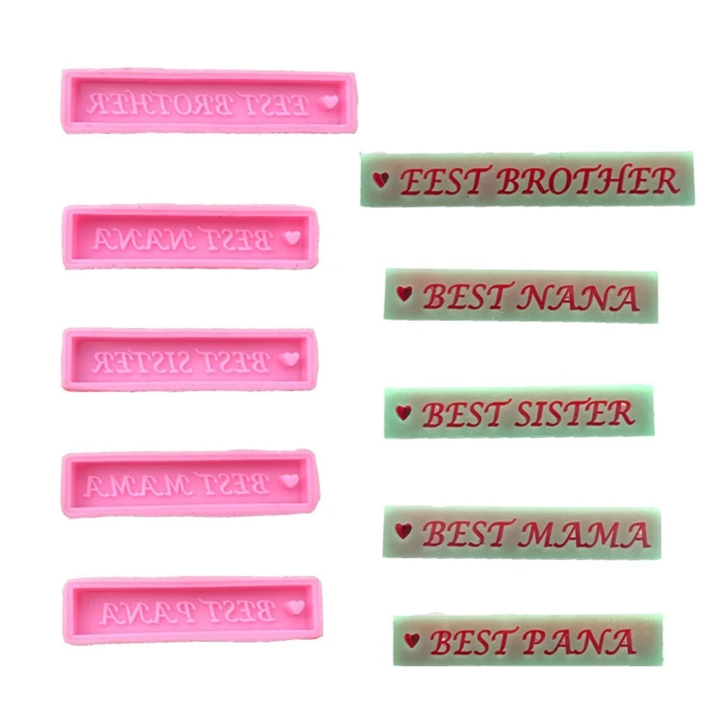 1 Pc/5 Pcs DIY Letter Tag Silicone Mold Long Rectangle Keychain Pendant Jewelry Crafting Mould for Valentine's Day Gifts
1 Pc/5 Pcs DIY Letter Tag Silicone Mold Long Rectangle Keychain Pendant Jewelry Crafting Mould for Valentine's Day Gifts