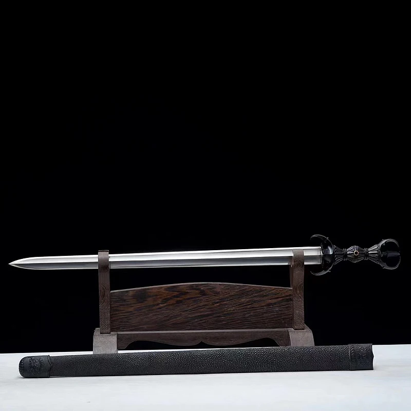 Home Decoration Chinese Swords which is made of Hundred Steel and is installed as a pearl fish skin wooden scabbard
Home Decoration Chinese Swords which is made of Hundred Steel and is installed as a pearl fish skin wooden scabbard