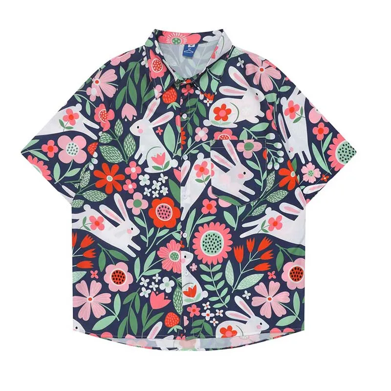 Fashion Oversized Cartoon Printed Shirts Summer Short Sleeves Loose Casual Top Shirts For Male Streetwear
Fashion Oversized Cartoon Printed Shirts Summer Short Sleeves Loose Casual Top Shirts For Male Streetwear